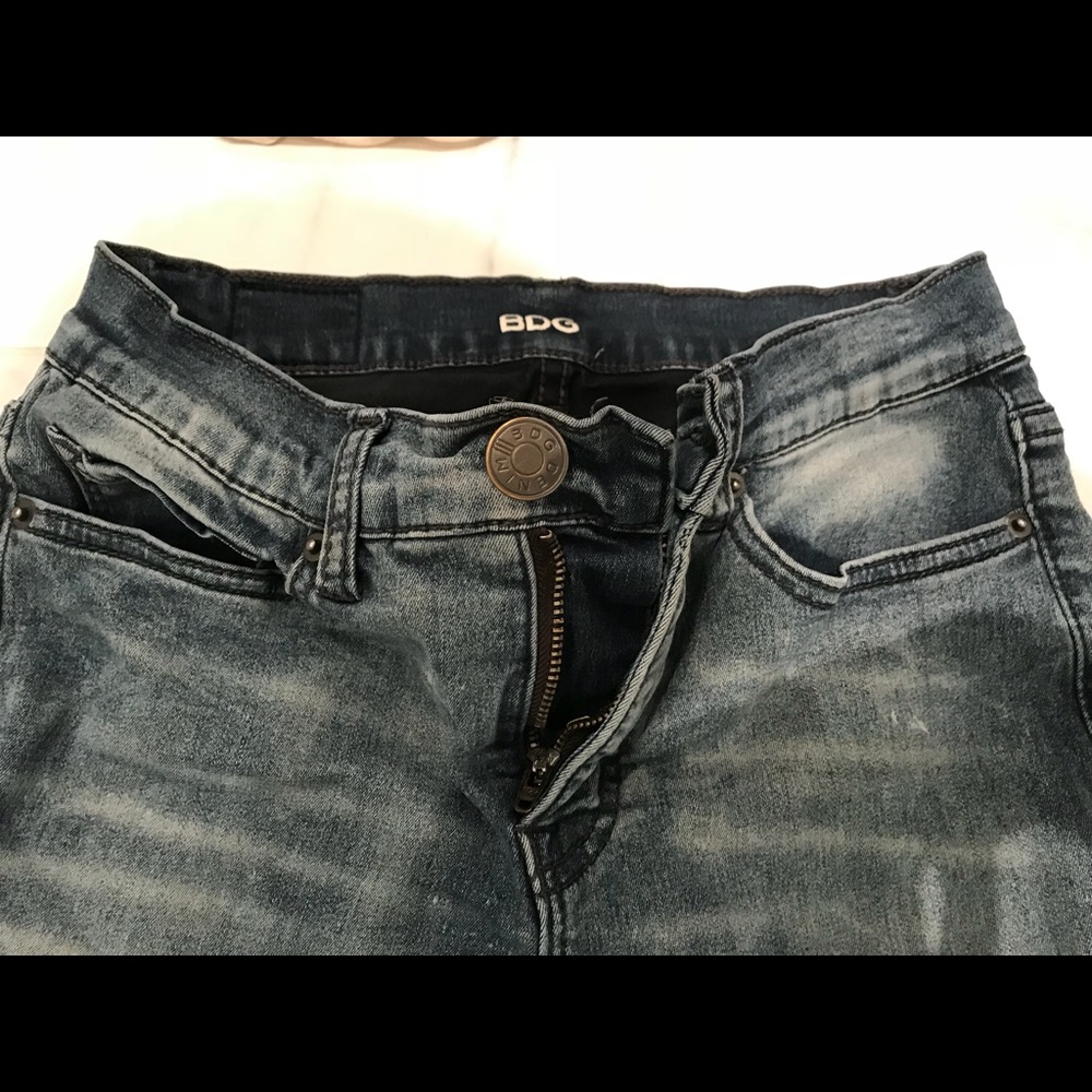 High waisted stretch jeans